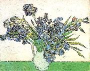 Vincent Van Gogh Still Life - Vase with Irises Sweden oil painting artist